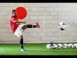 Watch Man Utd star Anderson take bwin's Corner Kick Challenge
