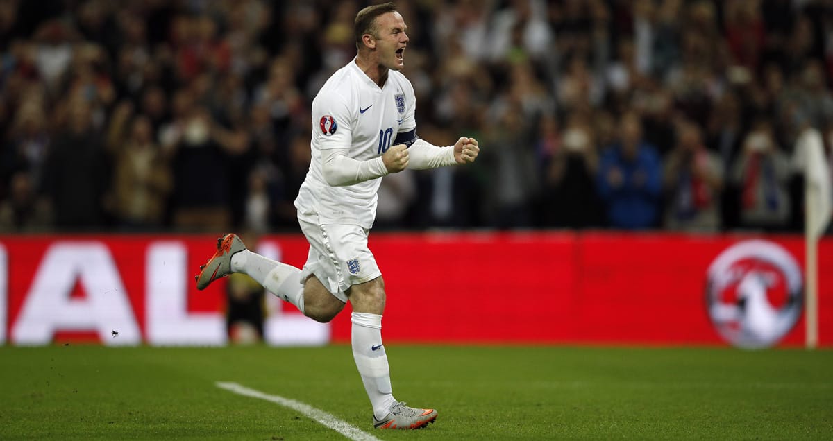 Wayne Rooney enters the record books as England's all-time top scorer