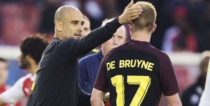 Guardiola and De Bruyne are crucial at Manchester City