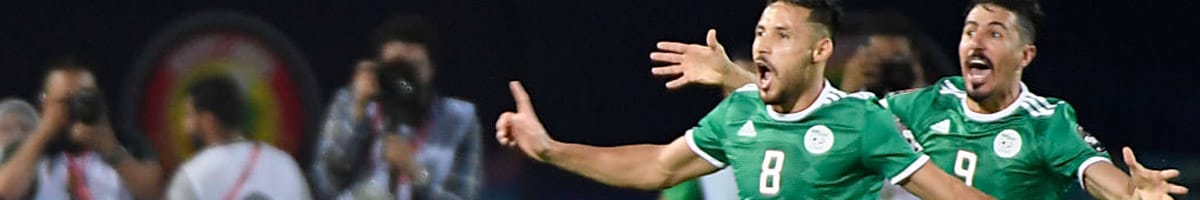 Algeria forward Youcef Belaili