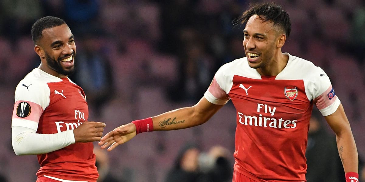 Arsenal duo Alexandre Lacazette and Pierre-Emerick Aubameyang