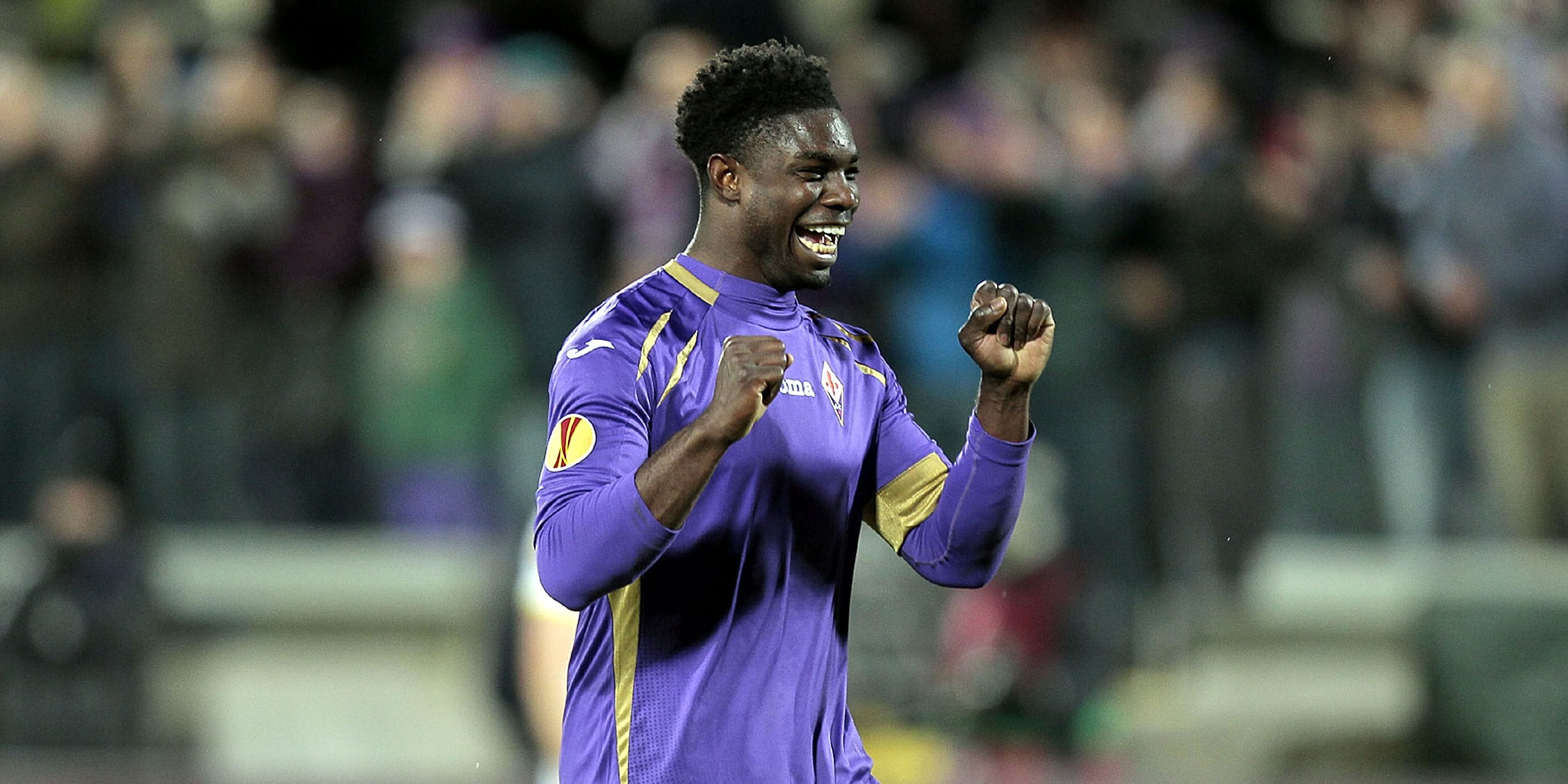 Micah Richards in action for Fiorentina