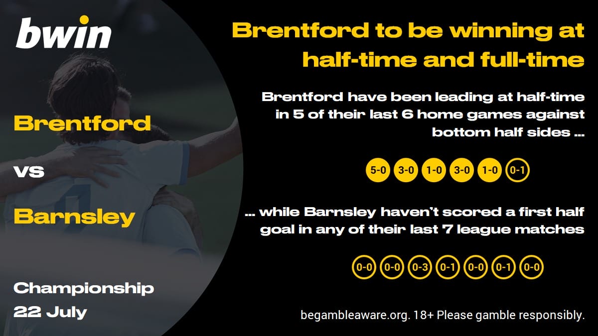 Brentford vs Barnsley prediction, Championship, football