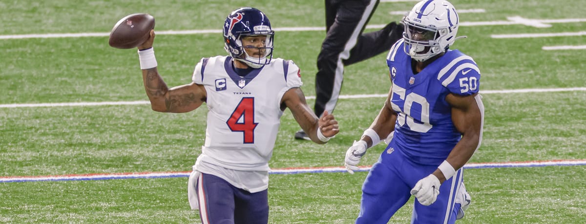 Houston Texans v Indianapolis Colts Deshaun Watson trade rumours, NFL odds