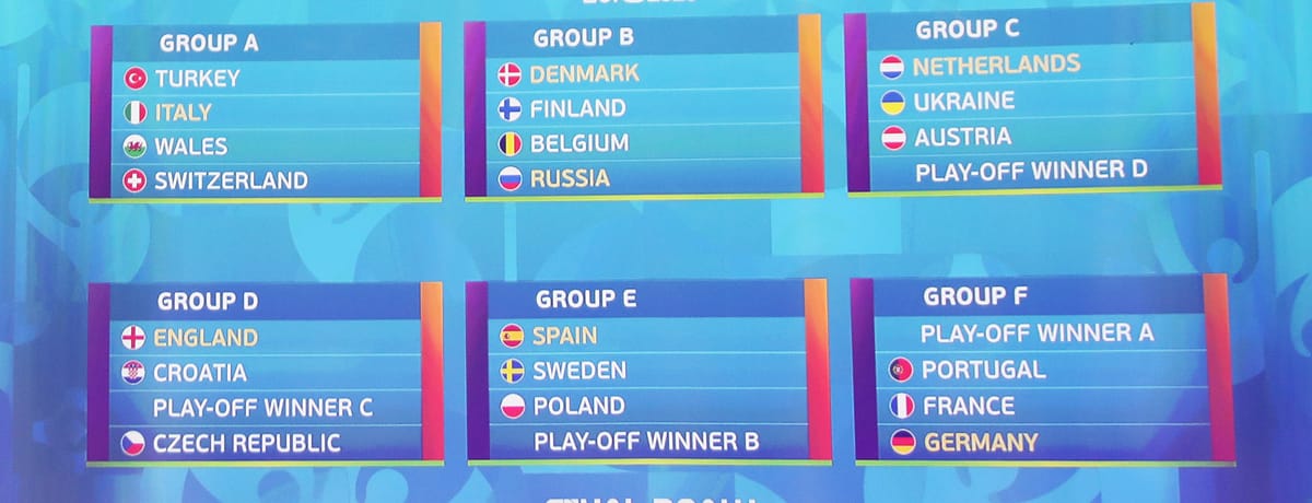 Euro 2020 groups, football