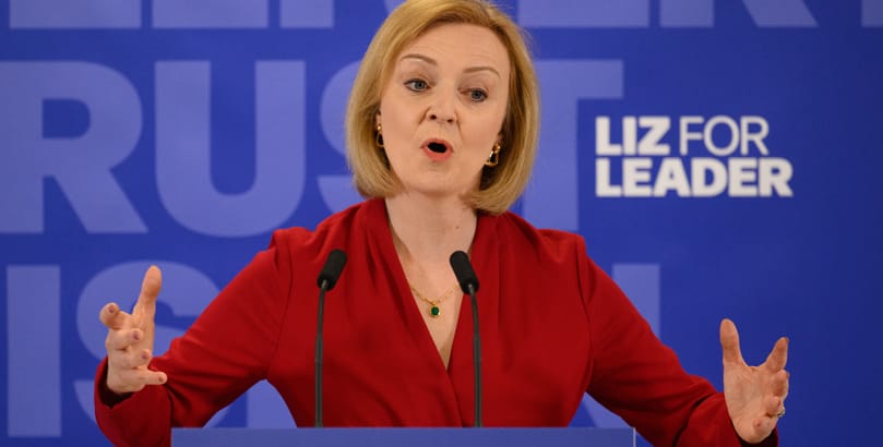 Next UK Prime Minister odds, Liz Truss