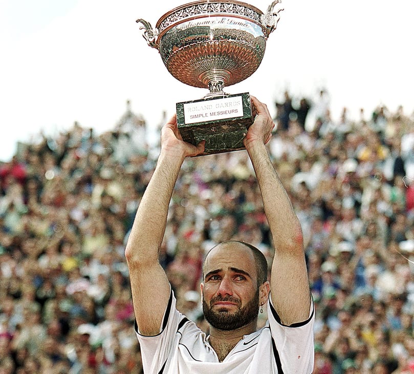 Andre Agassi French Open finals, tennis