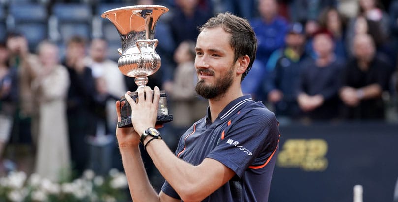 medvedev809 French Open winner odds, Daniil Medvedev, tennis